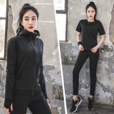 Спортивный комплект для спортзала, одежда для йоги, штаны, ростомер, большой размер, для бега, в обтяжку, высокая талия