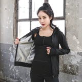 Спортивный комплект для спортзала, одежда для йоги, штаны, ростомер, большой размер, для бега, в обтяжку, высокая талия