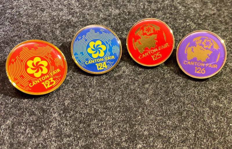 Limited Time Special Offer Brand New Canton Fair Badge 123124125126 Lapel Pin Commemorative Medal Souvenir Cantonfair