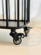Household Wrought Iron Dirty Clothes Storage Basket, High-Value Small Cart, Creative Laundry Basket, Dirty Clothes Basket