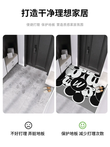 Задерживающий грязь ковер, нескользящий коврик для домашнего использования