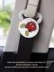 Mickey Car Seat Belt Limiter for Children, Pregnant Women, and Large Belly Support, Anti-Stranglehold Safety Belt Tensioner, Magnetic Type
