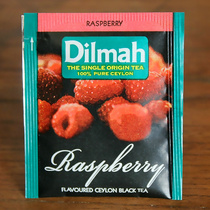 1 piece 5 pack Dilma raspberry flavored black tea