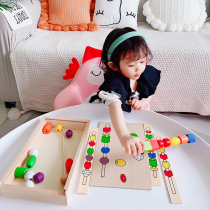 Childrens toys 2021 New Baby beaded building blocks fine action toys educational children hand eye training