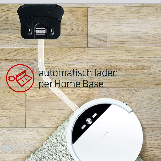 Robot quét nước ngoài ILIFE V4 Thích hợp cho lông động vật và sàn cứng Bán chạy nhất của Đức - Robot hút bụi robot hút bụi center