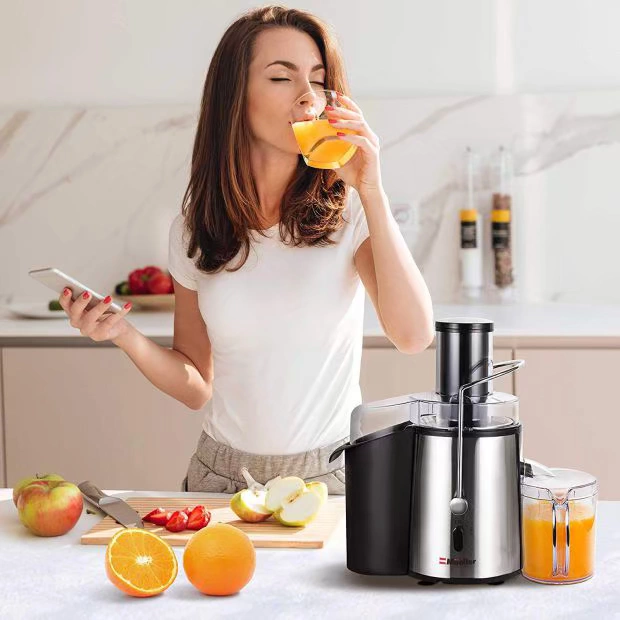 Mua ở nước ngoài Mueller Áo dễ dàng để làm sạch máy ép trái cây ly tâm mà không cần bisphenol A cần máy biến áp - Máy ép trái cây