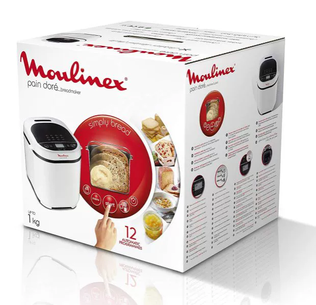 Cửa hàng ở nước ngoài Đức Moulinex lập trình máy bánh mì trắng một cỡ OW210130 - Máy bánh mì
