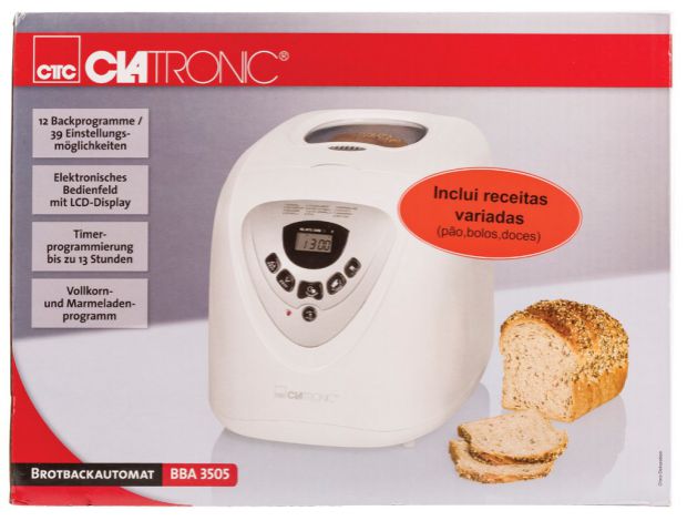 Cửa hàng bánh mì tự động Clatronic BBA 3505 ở nước ngoài khoảng 2 lít - Máy bánh mì mua máy làm bánh mì