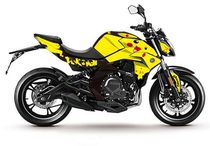 Suitable for spring wind nk400 650nk motorcycle retrofit net red appliquet full car close-fitting stickler cling film