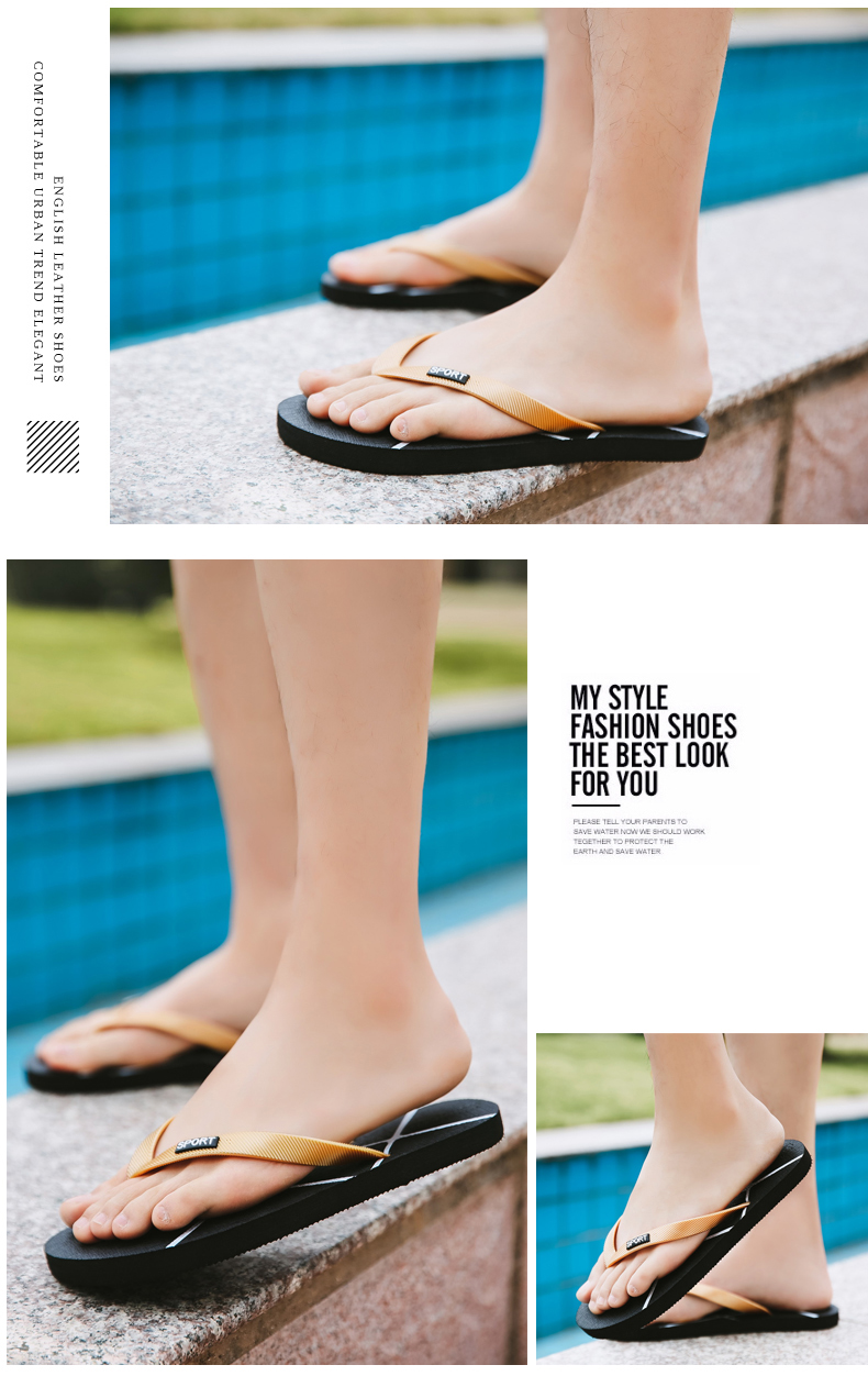 2018 người đàn ông mới của dép mùa hè thủy triều của nam giới ngoài trời flip flops dày non-slip mềm dép mặt đất hoang dã giày bãi biển