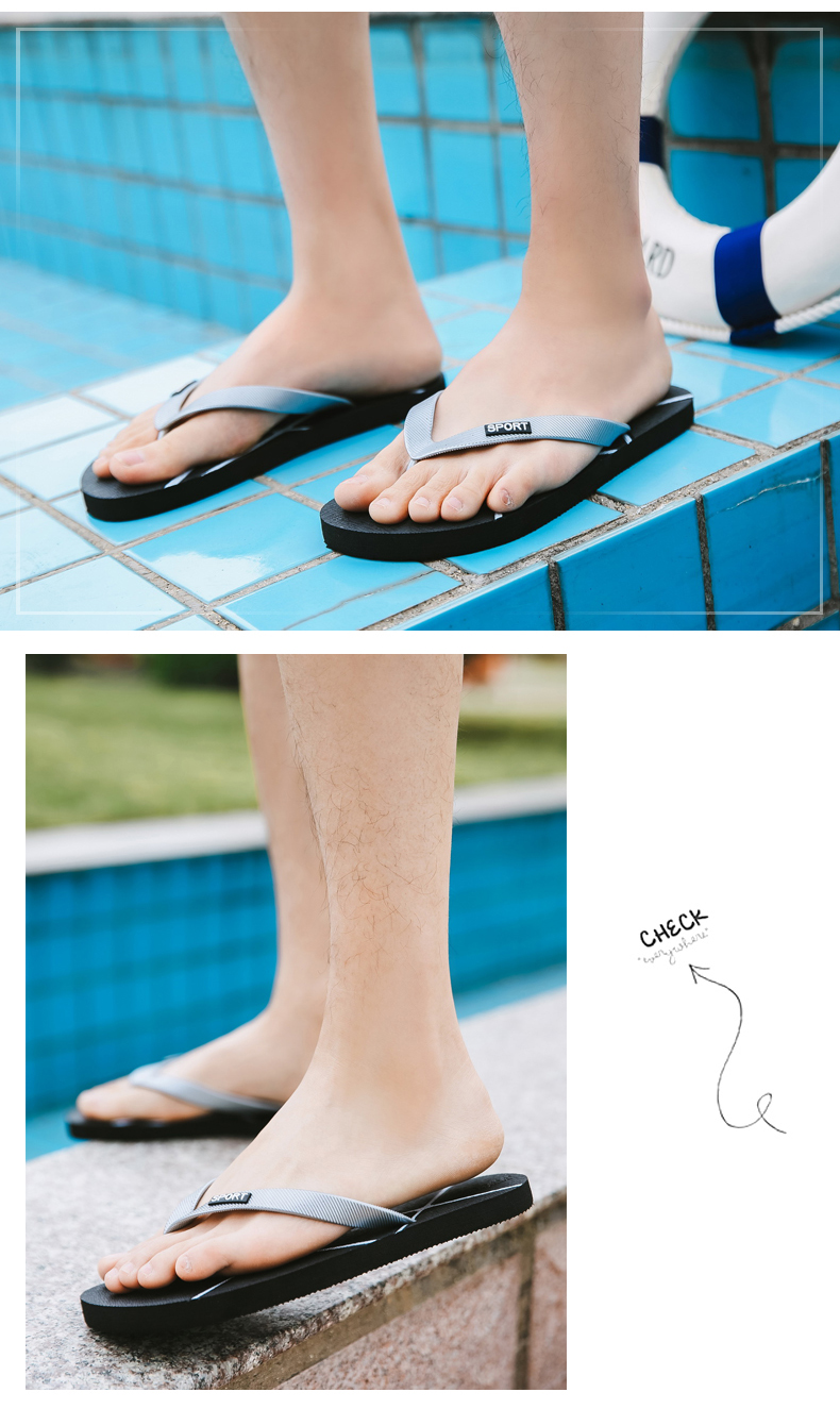 2018 người đàn ông mới của dép mùa hè thủy triều của nam giới ngoài trời flip flops dày non-slip mềm dép mặt đất hoang dã giày bãi biển