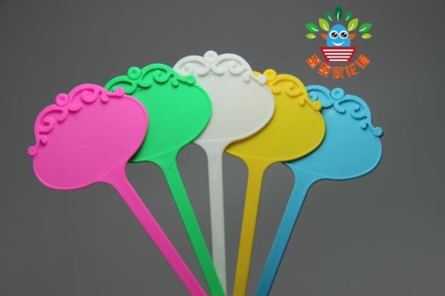Thickened lace type plastic waterproof succulents label brand gardening seedlings flower pot insert card