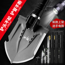Engineering shovel multi-function manganese steel military shovel outdoor Chinese special weapons shovel field survival shovel military version