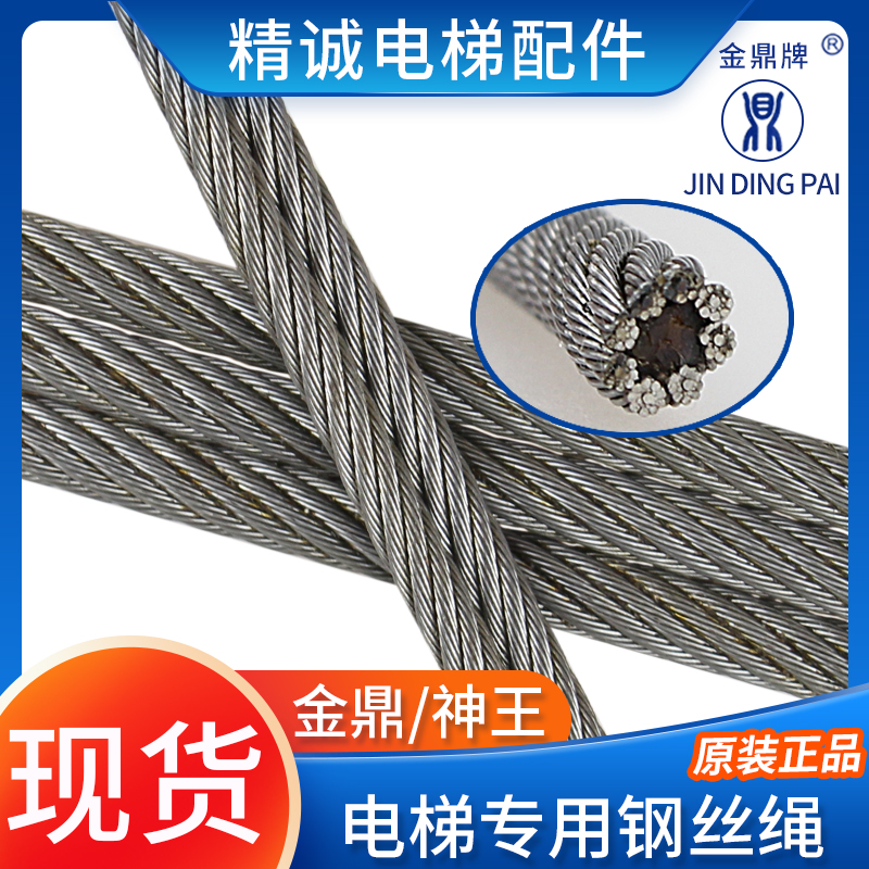 Golden Tripod Elevator Special Wire Rope 10mm Door Head Tractor Speed Limiter 6 8 12 13mm Hemp Steel Core God King