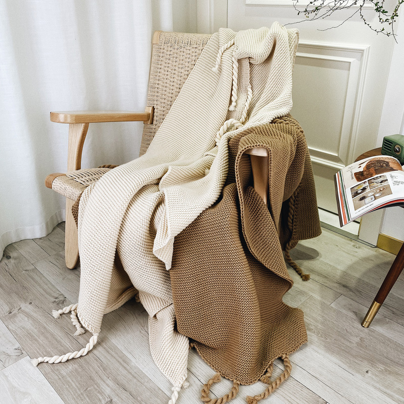 Winter thickened ins nap blanket blanket sofa blanket blanket bed knitted thick wool blanket bed end blanket blanket