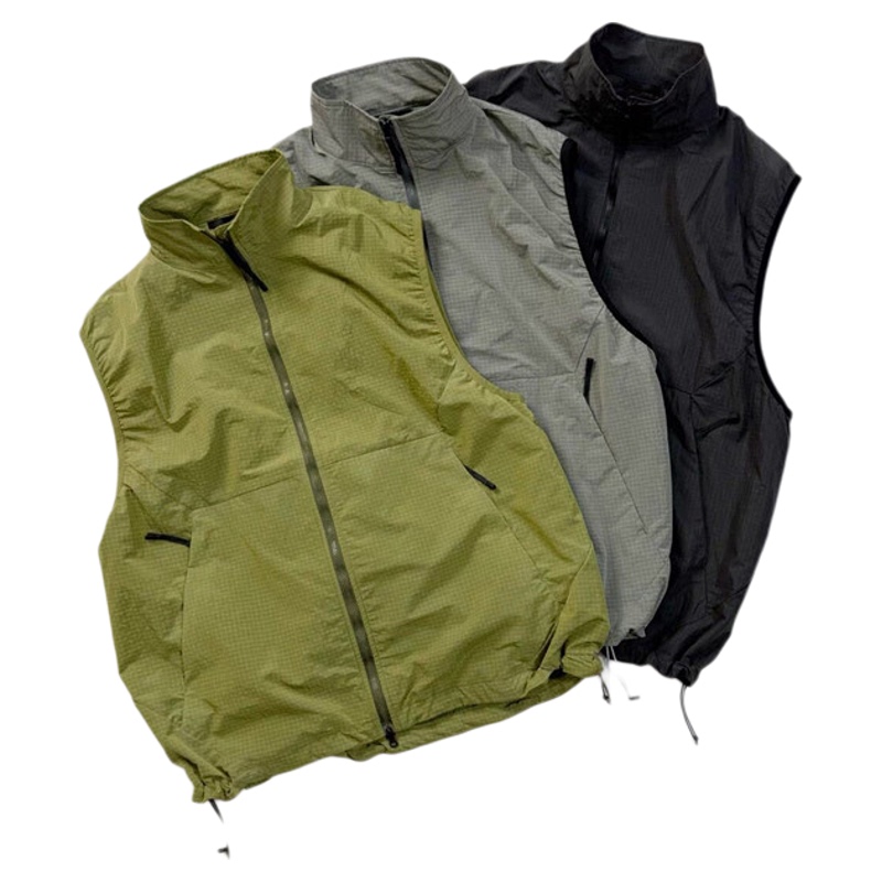 Goldwin Outdoor Functional Lightweight Quick-Drying Waterproof and Tear-Resistant Nylon Casual Vest Jacket