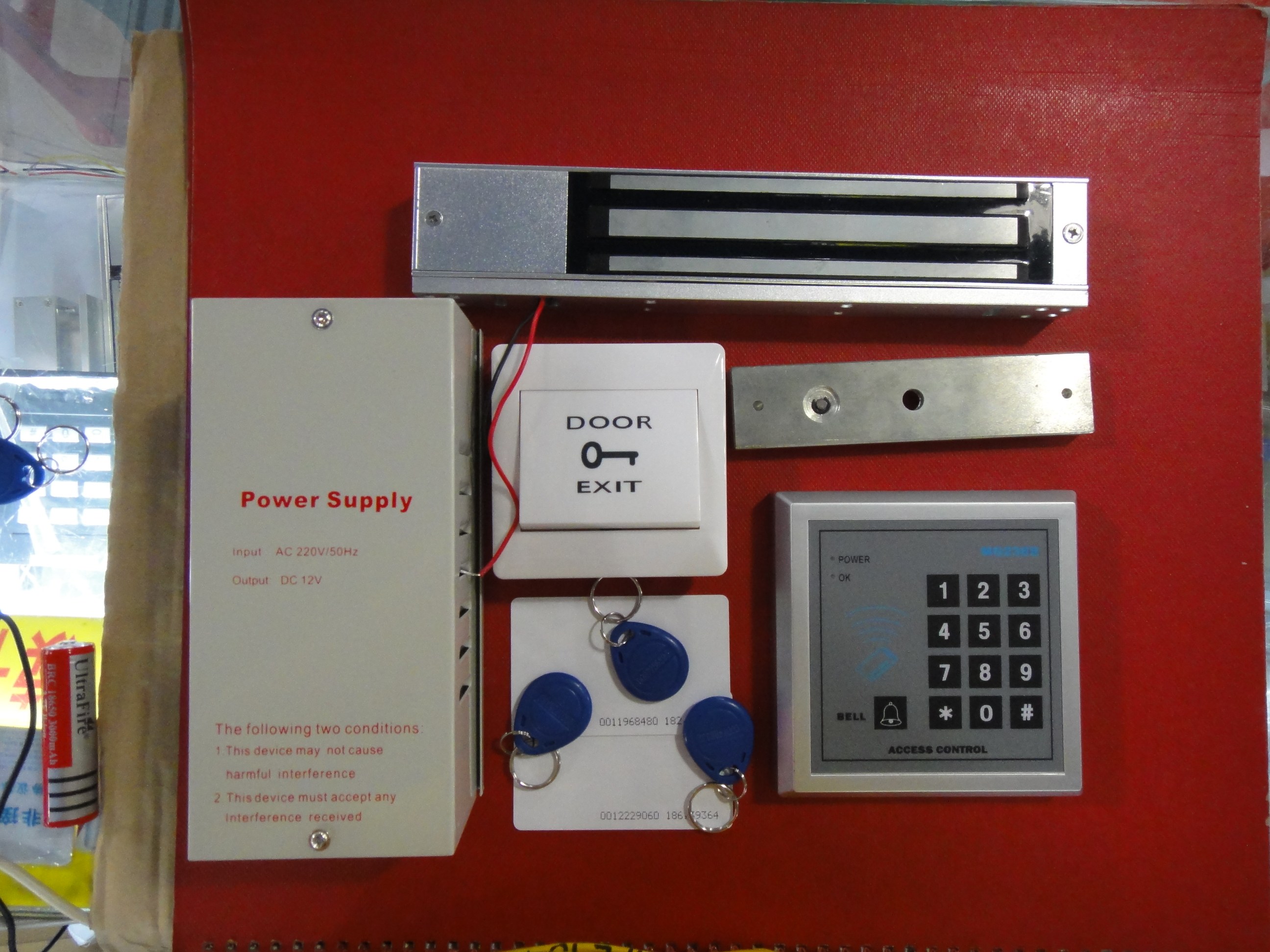 Access Control System Rental House Office Swipe Access Control Single Door Double Door Suit Magnetic Lock Suit can be equipped with remote control 