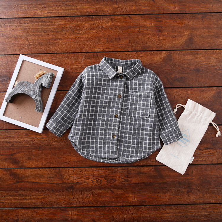Chemise enfant à manche longue - Ref 2083387 Image 13