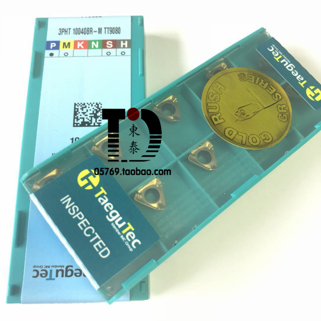 Taegutec 3PHT100408R-M TT9080 6-face milling milling insert spot sale