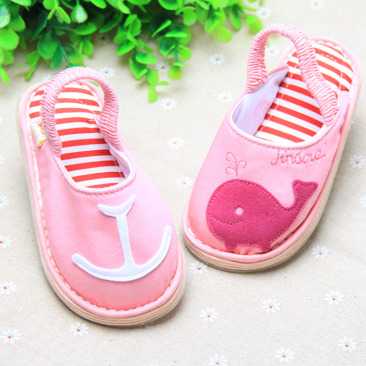 Chaussons enfants en coton pour printemps - semelle tendon - Ref 987290 Image 12