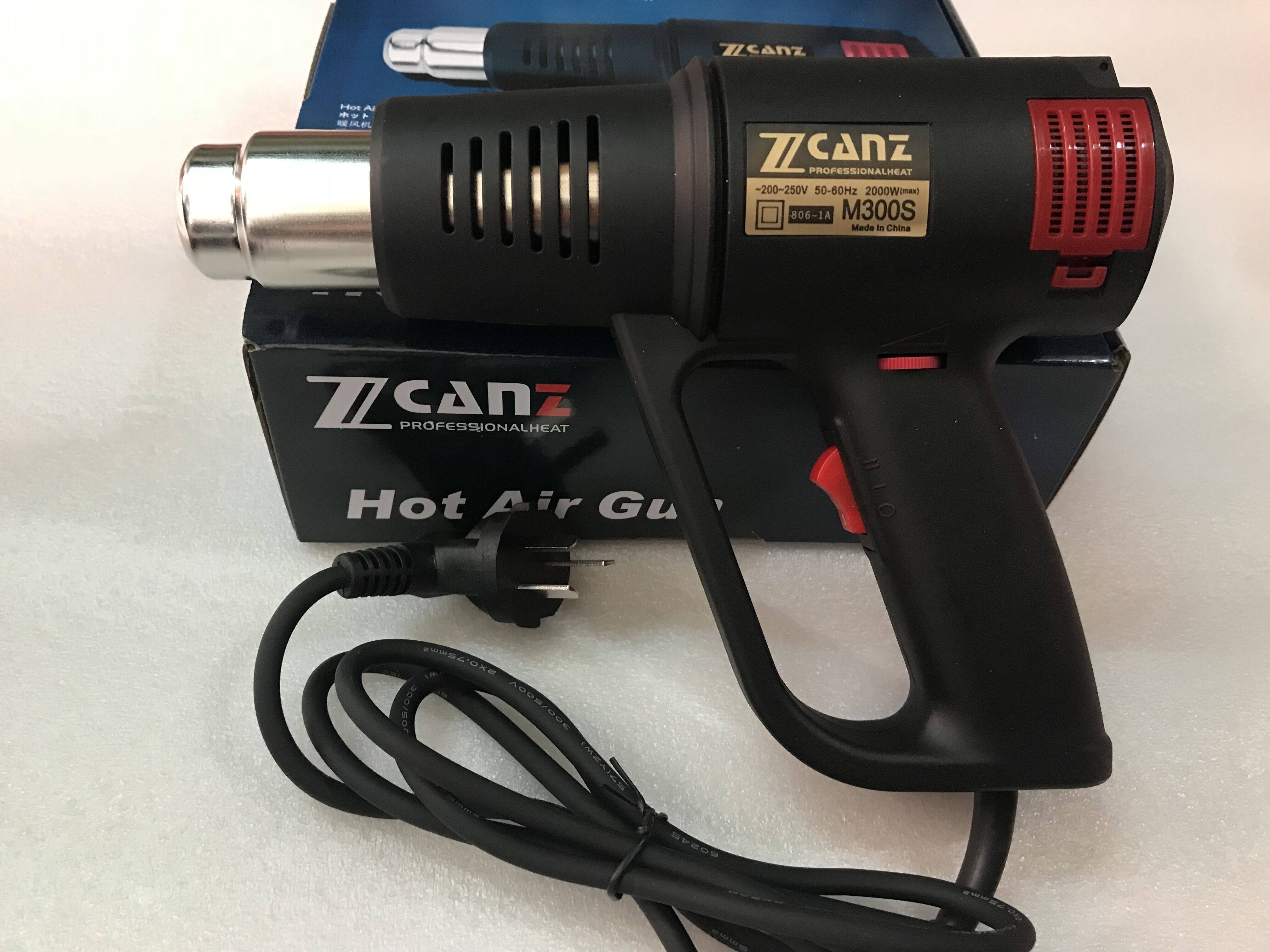 Zhuoneng M300S temperature-adjusting baking gun car film hot air gun blowing line head heat shrinkable film tube beauty seam plastic baking welding gun