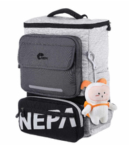 Korean brand NEPA KIDS school bag button adjustable shoulder strap school bag primary school student school bag