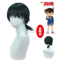 Stage Performance Role-playing Fame Detective Cornancos Wig Realistic Natural Black High Temperature Silk False Headgear