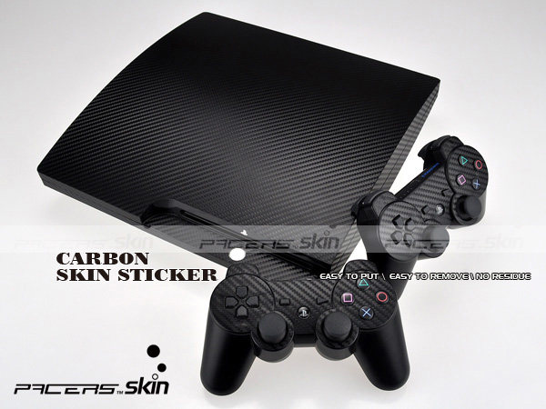 PS3slim carbon fiber crash-proof strip film sticker full body anti-crash strip with handle sticking machine to open mold without glue