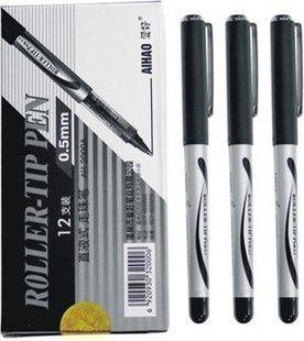 Hobby gel pen AH-2000A Hobby straight liquid water-based ballpoint pen Water-based pen signature pen 12 pcs a box 