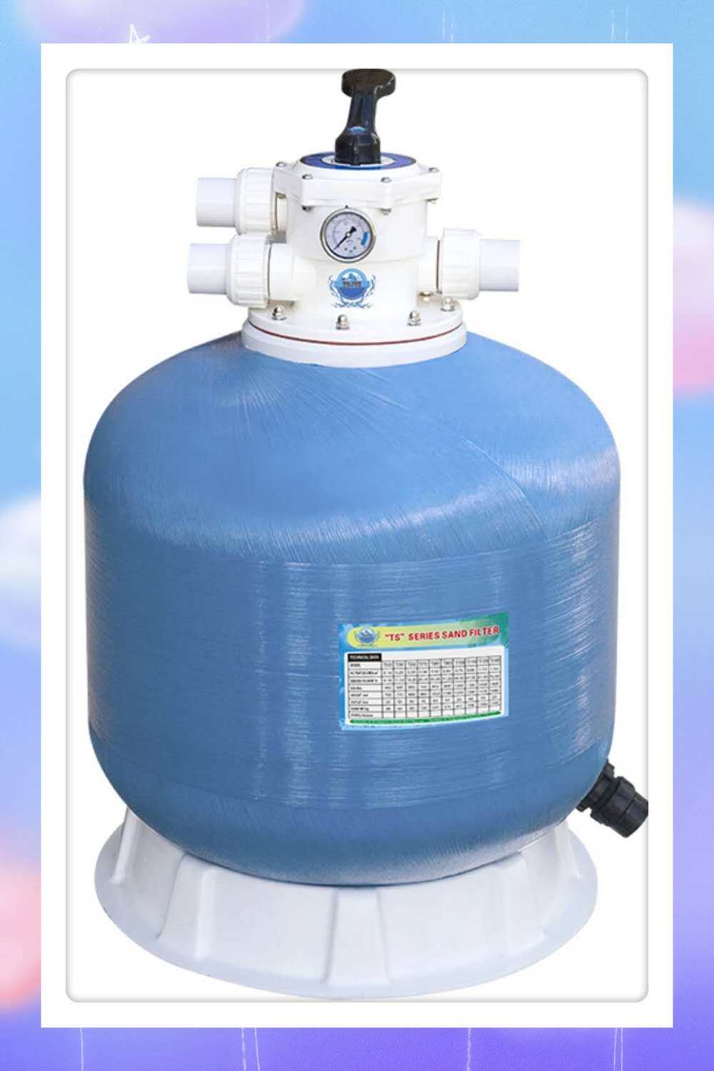 Swimming Pool Filter Sand Cylinder Domestic Circulation Water Treatment Equipment Bath Quartz Quartz Sand Filter Sand Cylinder Filtration