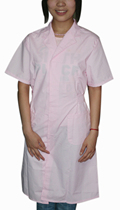 Baby swimming pool special cargo fittings Swimmer overalls Beautician nurse uniform short sleeves Pink 
