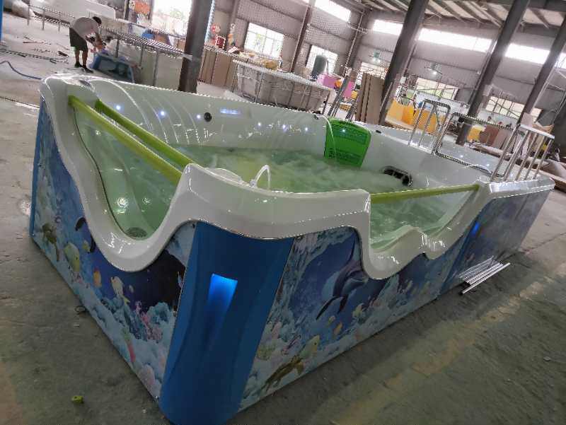 Constant temperature acrylic swimming pool mother and baby shop commercial full set of large swimming tank children's baby swimming pool equipment