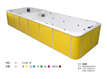 New twin acrylic integrated childrens pool infant swimming bathing pool integrated luxury large pool