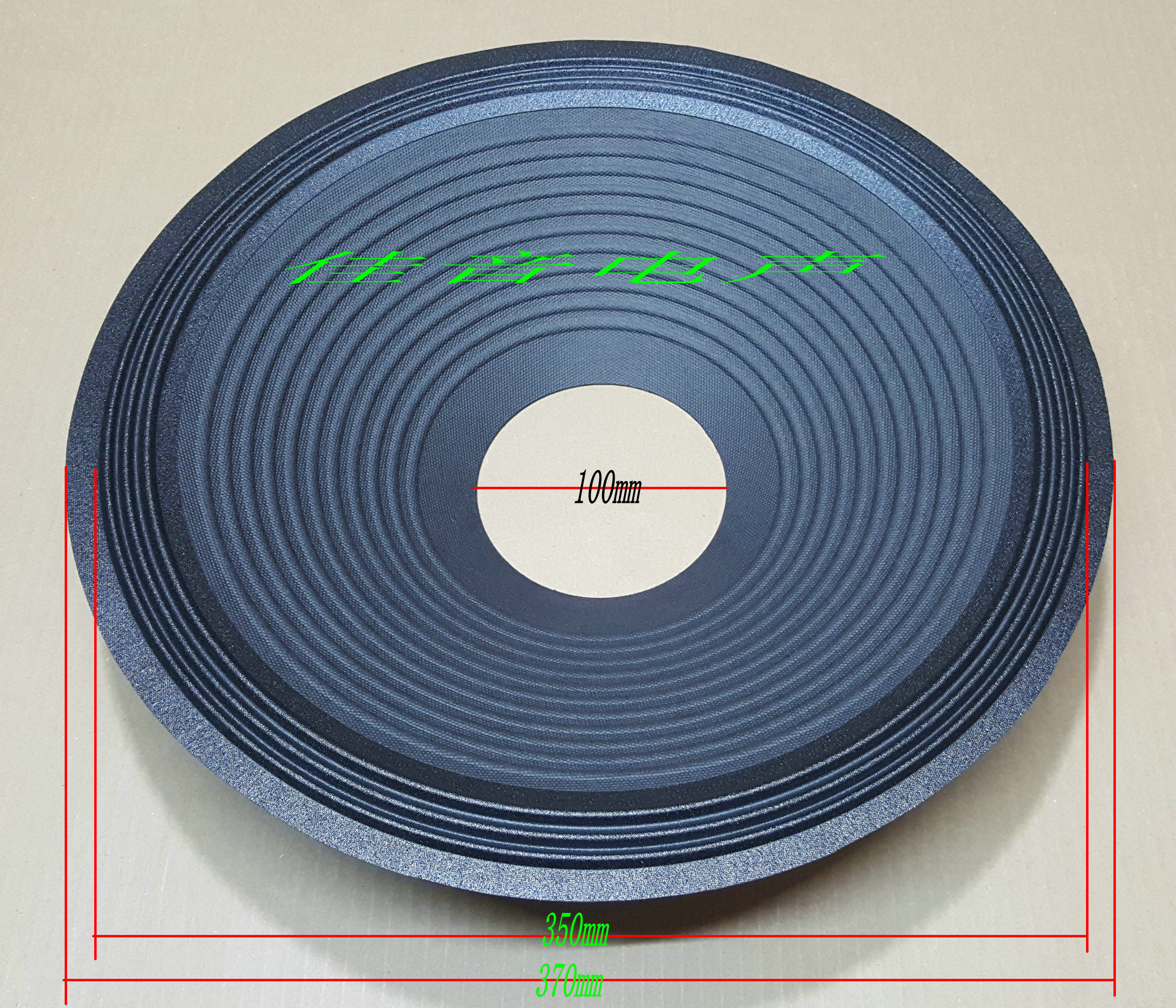 15 inch horn paper basin three - line wire - side 100 core thread shallow basin sound basin speaker basin