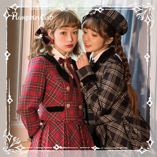 (Spot) Pumpkin Cat College Gifted Student Suit (Not Seven Days)