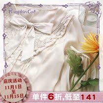 (Spot) Pumpkin cat bacopa garden bacopa garden-five-color shirt (not seven days)