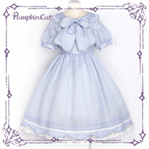 (Sales show) pumpkin cat 2018 edition sweet tooth hurts five color dress OP