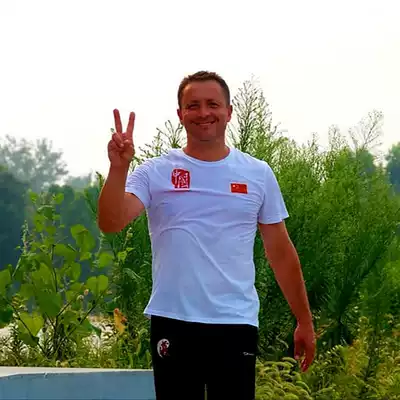 Martial arts tai chi T-shirt sports T-shirt men summer training martial arts T-shirt Sanda taekwondo running T-shirt