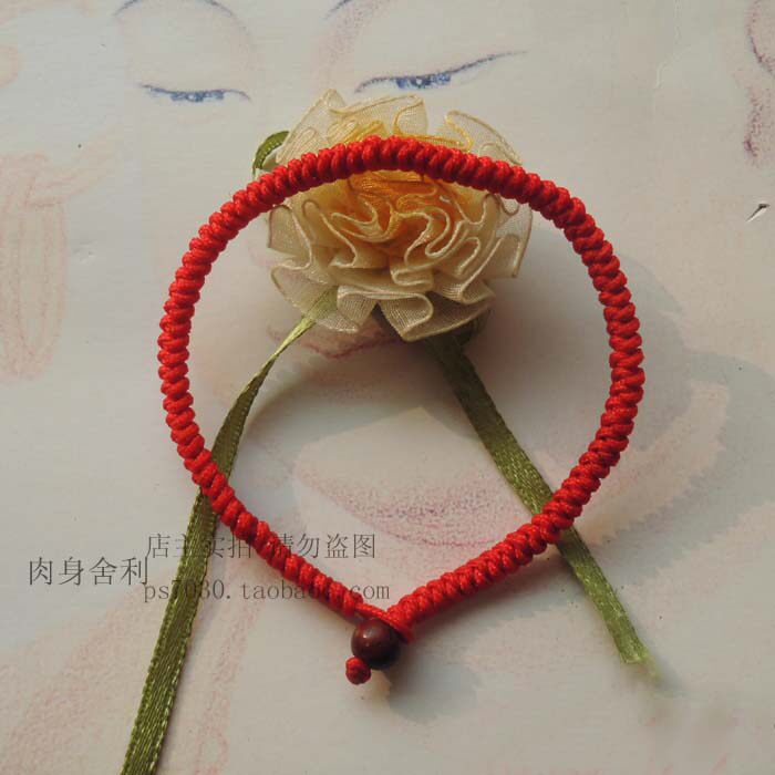 Ex-gratia Affordable Diamond Tie Red Hand Rope of the Year Kaitiao Transfer Nursing Po Ping An Pure Handcrafted-Taobao