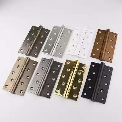Taiwan Yibaili 304 stainless steel casing hinge bearing loose leaf door folding 5 inch solid wood door hinge folding
