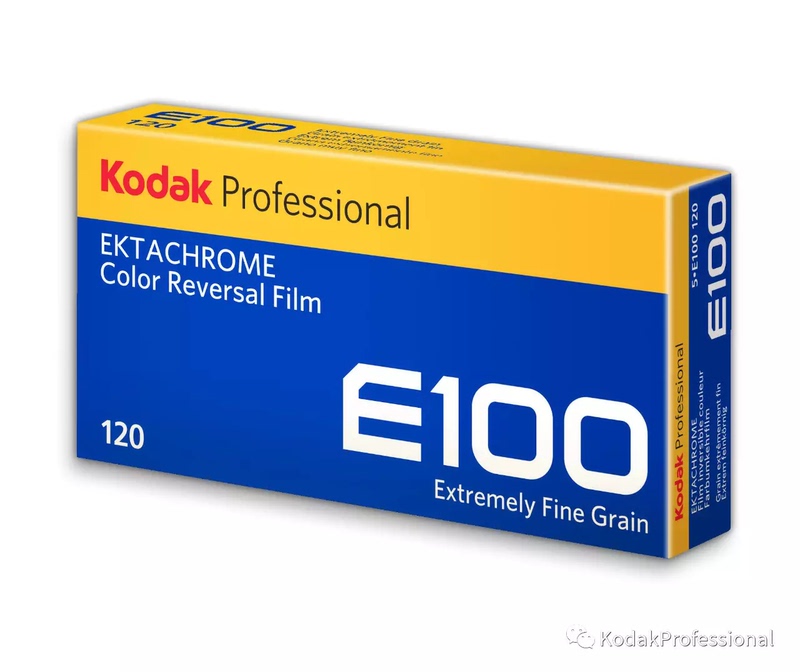 Original from the United States, Brand New Kodak E100 120 Color Reversal Film, Positive Film, February 2027