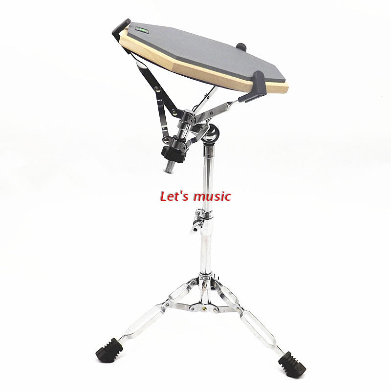 Low price promotion 10 12 14 inch professional dumb drum pad advanced snare drum rack mute pad bracket