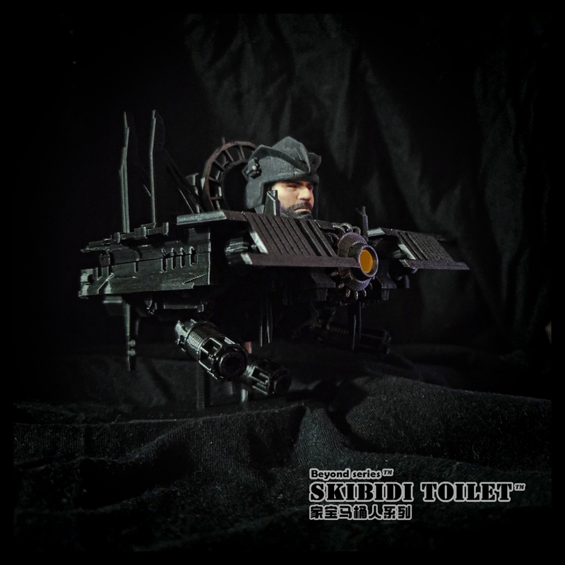 Toilet Man Warrior/Watchdog Warrior Legendary Astral Transports Figure, Comes with X-Wing Starfighter