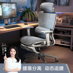 Black and white ergonomic chair office chair e-sports gaming chair computer chair DB