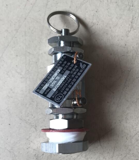 浙江新丰甬安弹簧全启式安全阀YA28X6T-8整定0.165MPa灭菌器配件