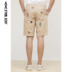 La Chapelle áo khoác nam đi bộ quần short 2019 hè mới 100% cotton giản dị năm quần nam - Quần short quần thun nam Quần short