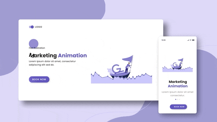 图片[13]-MG卡通人物角色扁平插画动画科技营销推广互联网AE源文件模板素材-cg男孩