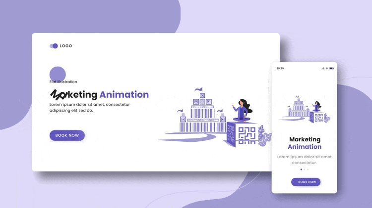 图片[9]-MG卡通人物角色扁平插画动画科技营销推广互联网AE源文件模板素材-cg男孩