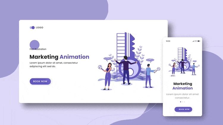 图片[12]-MG卡通人物角色扁平插画动画科技营销推广互联网AE源文件模板素材-cg男孩