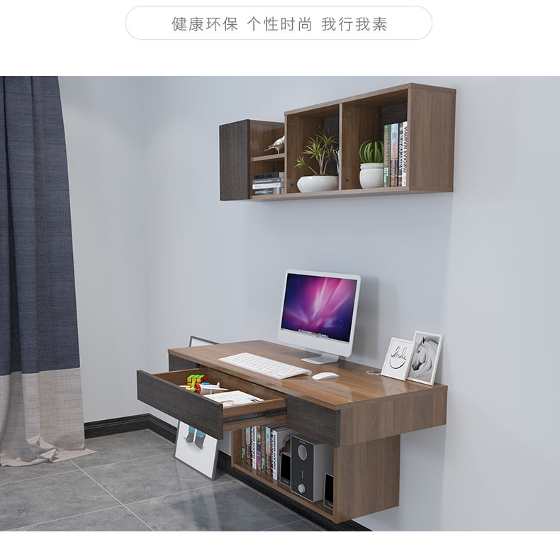 Bàn treo tường Bắc Âu hiện đại tối giản phòng ngủ tường máy tính để bàn máy tính để bàn kết hợp tỉnh không gian tường viết - Bàn bàn gấp gọn